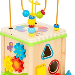 10074 Dado motricità "Insetti", inclusi giochi con le forme, orologio didattico, ruote dentate e anelli motori, a partire da 2 anni