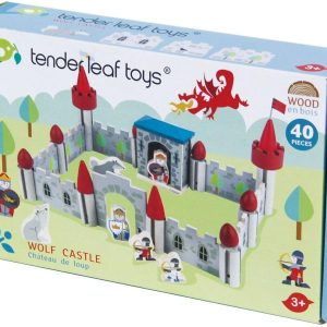 Tender Leaf Toys Set da gioco in legno – Castello dei lupi