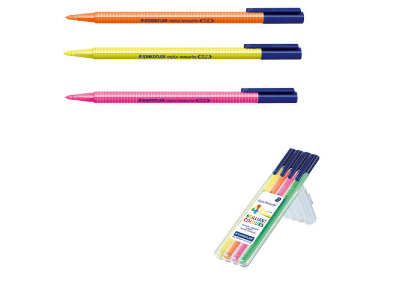 Evidenziatori scatola da 4 - immagine 3