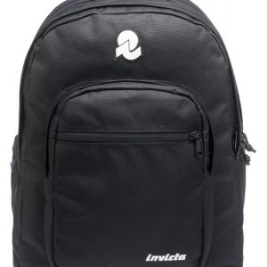 ZAINO INVICTA JELEK PLAIN BACKPACK JET BLACK