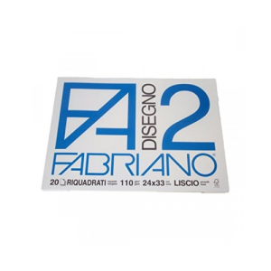 ALBUM FABRIANO F2 RIQUADRATO 24X33