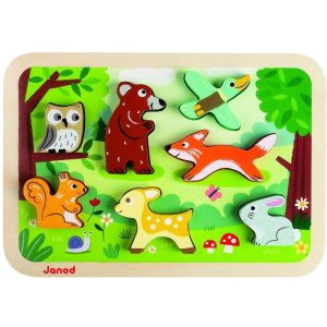 PUZZLE INCASTRO “ANIMALI DELLA FORESTA”