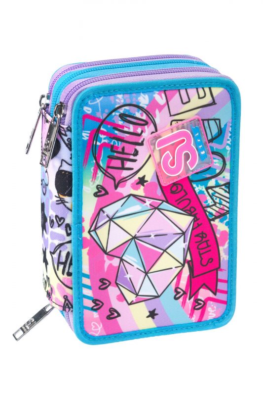 ASTUCCIO SEVEN SJ 3 ZIP COLORJAM GIRL