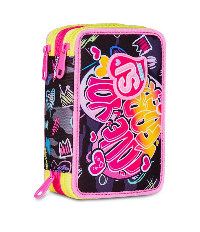 ASTUCCIO 3 ZIP SEVEN SJ GAME LED GIRL