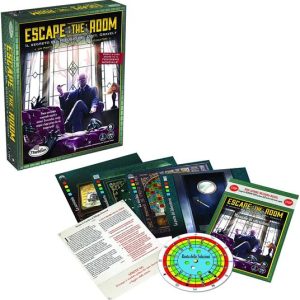 ThinkFun – Escape The Room: Il Mistero del Rifugio del Dott. Gravely, Gioco da Tavolo per Adulti, 3-8 Giocatori