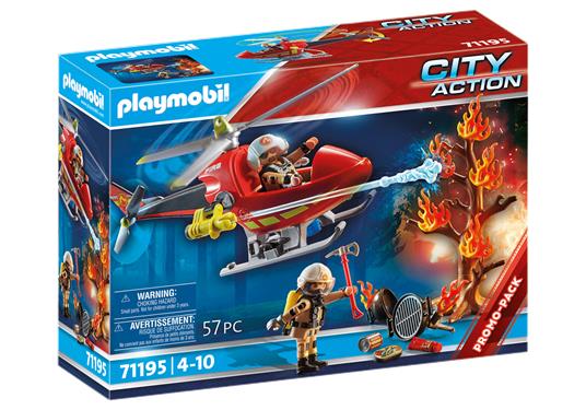 Playmobil Elicottero dei vigili del fuoco