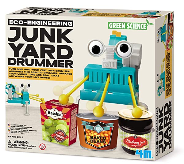 4M "Eco-Engineering Junkyard Drummer Kit di Costruzione - immagine 2