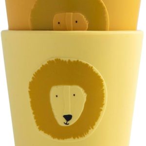 SET 2 BICCHIERI IN SILICONE MR LION
