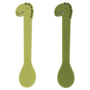 SET 2 CUCCHIAI IN SILICONE MR. DINO
