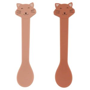 SET 2 CUCCHIAI IN SILICONE MRS. CAT