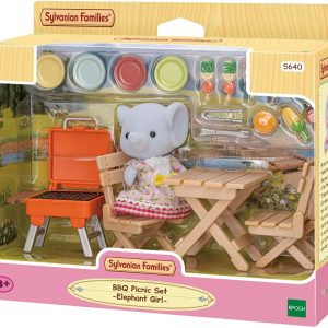 SYLVANIAN FAMILIES 5640 SET BARBEQUE PER PICNIC – RAGAZZA ELEFANTE