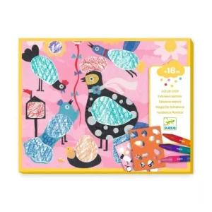 COLOR STOP. STENCIL FAVOLOSI. PIO PIO & CO. djeco