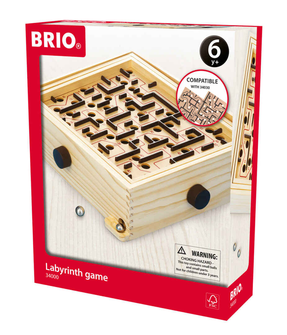 LABYRINTH GAME gioco del labirinto IN LEGNO