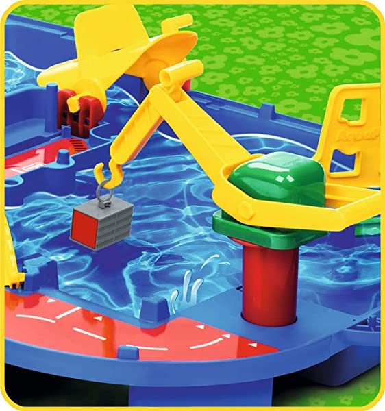 AquaPlay LockBox – Trenino d’Acqua Come Valigetta per Il Trasporto con 27 Pezzi, Set da Gioco con 1 Macchina per Anfibi Hippo Wilma, per Bambini dai 3 Anni in su, Colore Blu, 8700001516 - immagine 7