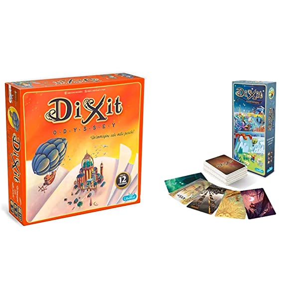 Asmodee Dixit Odyssey, Gioco da Tavolo, Edizione Italiana, 8+ Anni, 3-12 Giocatori, 30 min, 8005 - immagine 3