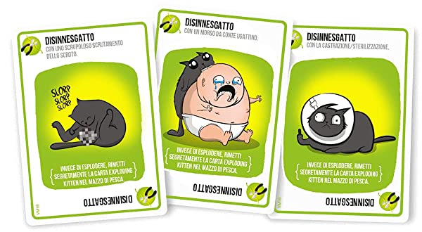 Asmodee – Exploding Kittens VM18 – Gioco di Carte, Party Game, Vietato ai Minori di Anni 18, 2-5 Giocatori, Edizione in Italiano - immagine 5