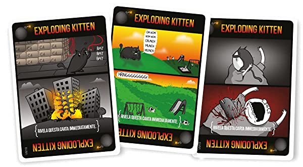 Asmodee – Exploding Kittens VM18 – Gioco di Carte, Party Game, Vietato ai Minori di Anni 18, 2-5 Giocatori, Edizione in Italiano - immagine 7