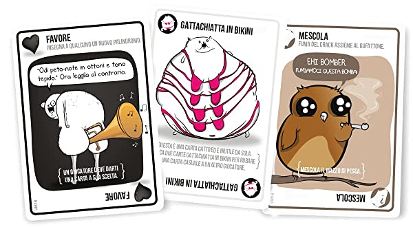 Asmodee – Exploding Kittens VM18 – Gioco di Carte, Party Game, Vietato ai Minori di Anni 18, 2-5 Giocatori, Edizione in Italiano - immagine 9