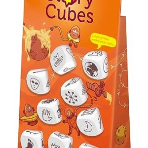 Asmodee – Rory's Story Cubes Original Hangtab: Arancione – gioco da tavolo edizione in italiano (8081 ITALIA)