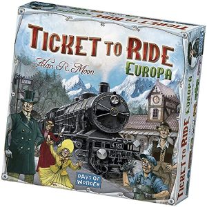 Asmodee – Ticket to Ride Europa, Gioco da Tavolo per Tutta la Famiglia, 2-5 Giocatori, 8+ Anni, Edizione in Italiano