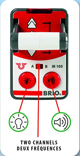 BRIO WORLD – RC Travel Set, Set Ferrovia telecomandato, Pista Trenino con Accessori 54 pezzi - immagine 8