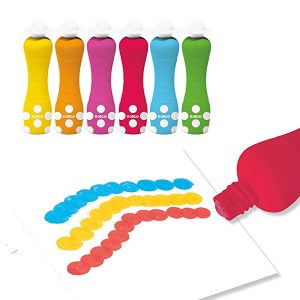 DJECO Colori per piccoli 6 pennarelli in schiuma