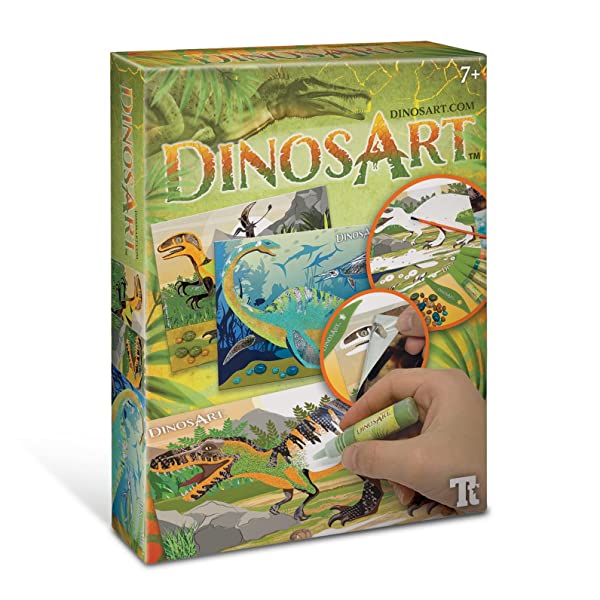 Dinos Art Sand-und Folienkunst Dino Arte di Sabbia e Pellicola