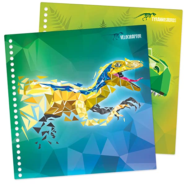 DinosArt Creative Book – Adesivo per numero (6 pz) - immagine 4