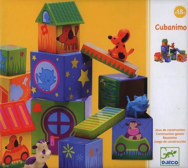 Djeco Animal Cube Blocks - immagine 3