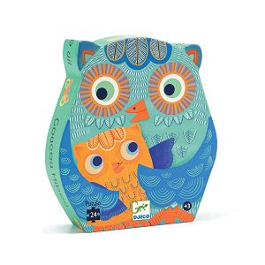 Djeco  – Puzzle sagoma, gufo