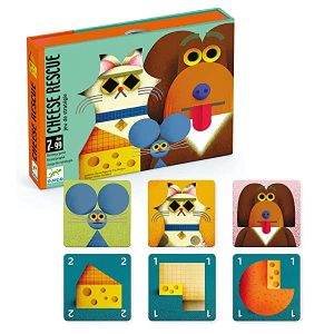 Djeco- Lettere Cheese Rescue Giochi di Carte