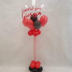 BUBBLE VOLANTE RIPIENA PERSONALIZZATA BASE 4+4