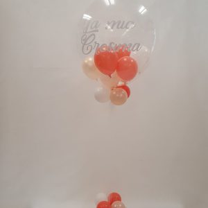 BUBBLE VOLANTE RIPIENA PERSONALIZZATA BASE 4+4