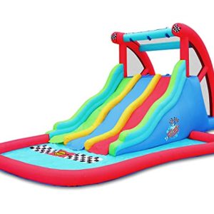 Gioco gonfiabile Triple Racing thunder Happy Hop di Happy Air