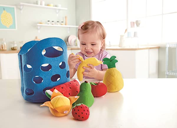 Hape- Cesto di Frutta per Bambini Utensili da Cucina, E3169 - immagine 6