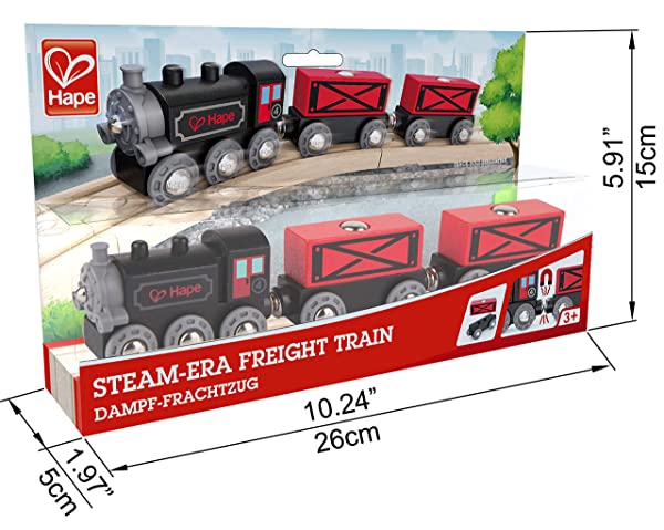 Hape- Classico Treno Merci d’Epoca - immagine 7