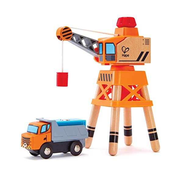 Hape E3715 – Gru a braccio grande, accessori in legno - immagine 7