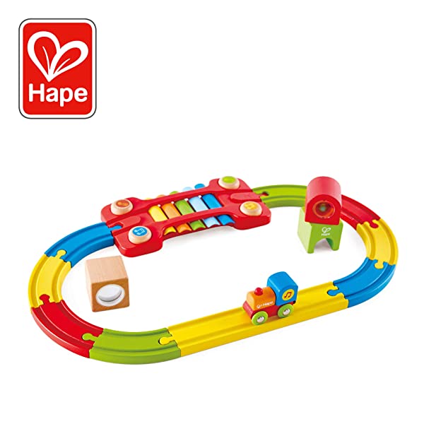 Hape International- Sensory Railway Pista Treno Primi Sensi - immagine 3