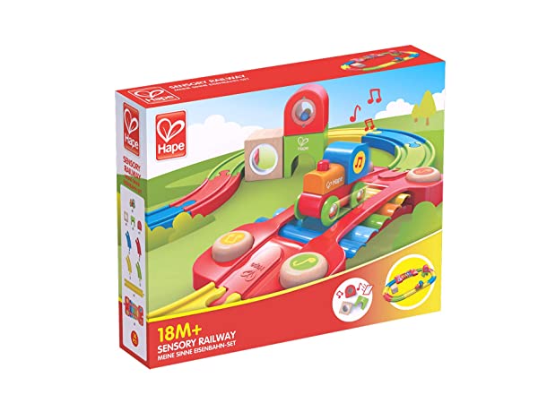 Hape International- Sensory Railway Pista Treno Primi Sensi - immagine 5