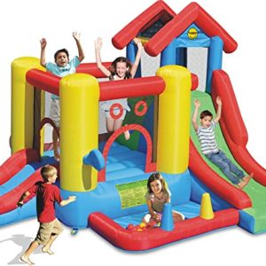 Happy Hop- 7 in 1 Play House, Multicolore, 9019