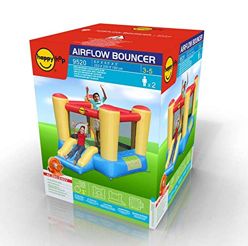 Happy Hop Gioco Gonfiabile New Scivolino Giallo e Rosso 9520 Happy Air - immagine 8