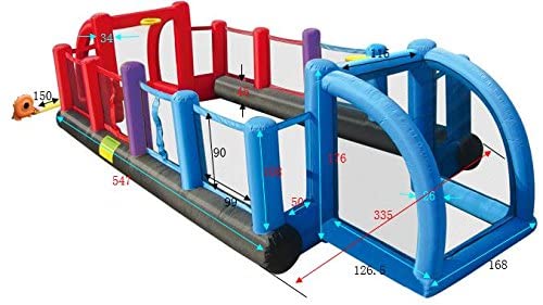 Hop Felice – Campo di Calcio Gonfiabile, 800 x 330 x 180 cm (Swiftech 9072) - immagine 5