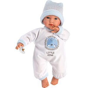 Llorens Bambola Cuquito con occhi blu con corpo morbido, 30 cm