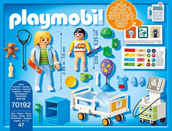 PLAYMOBIL City Life 70192 – Reparto dell’Ospedale per i bambini - immagine 8