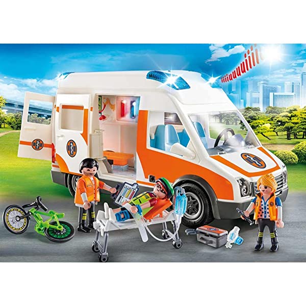 Playmobil City Life 70049 Ambulanza con Lampeggianti e Sirena - immagine 4