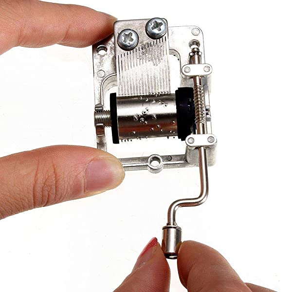 carrillon a manovella artigianale fai da te melodia – Brahms Ninna - immagine 5