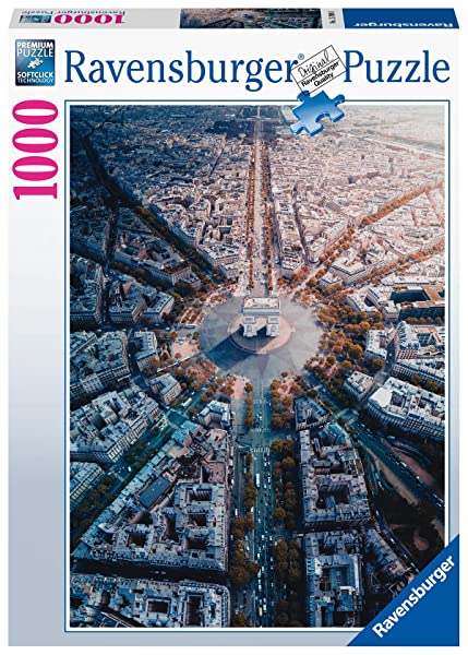 Ravensburger Puzzle, Puzzle 1000 Pezzi, Parigi dall’Alto - immagine 2