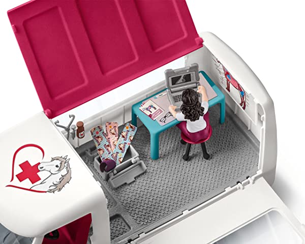 SCHLEICH HORSE CLUB 42439 VETERINARIA MÓVIL CON POTRO HANNOVERIANO - immagine 6