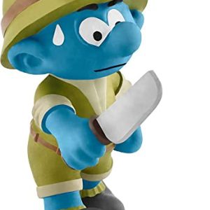 SCHLEICH- Smurfs Figurine, Colore Come da Originale, Dipinto a Mano, 20782