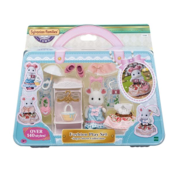 SYLVANIAN FAMILIES 5540 Fashion Play Set -Sugar Sweet Collection- – Dollhouse Playsets - immagine 3